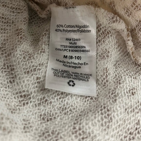 Time and Tru Woman’s Leopard Animal Print Sweatshirt NWT - Picture 9 of 10